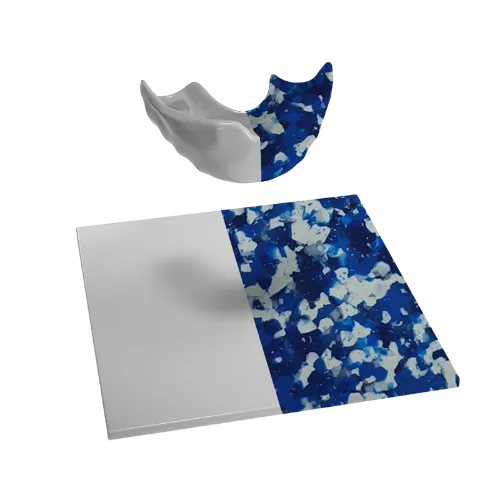 Design Your Own Mouthguard Blank in Two Colours or Patterns