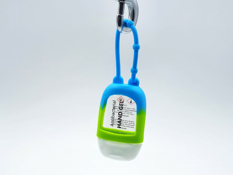 Mini medical hand sanitiser gel for for keychain or lanyard