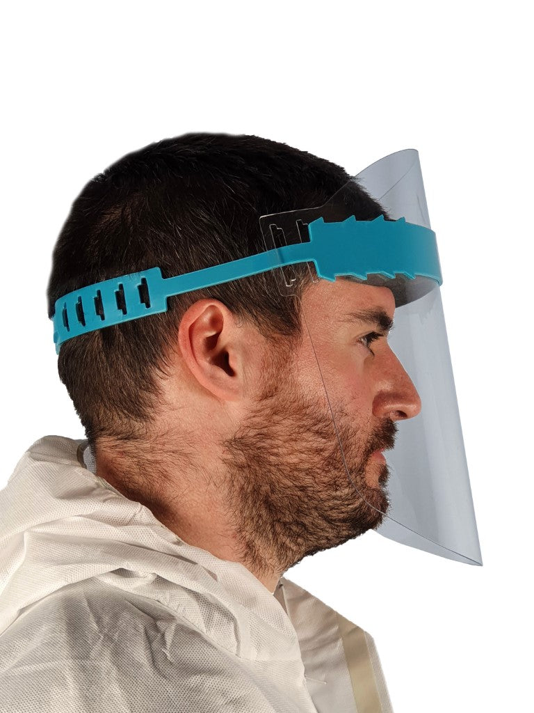 Protective visor with foam insert