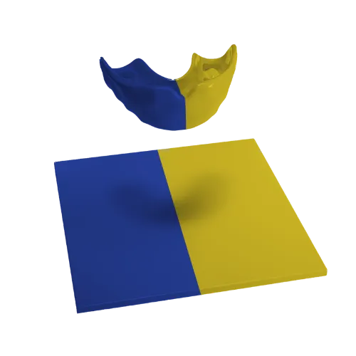 Design Your Own Mouthguard Blank in Two Colours or Patterns