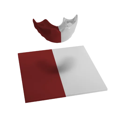Design Your Own Mouthguard Blank in Two Colours or Patterns