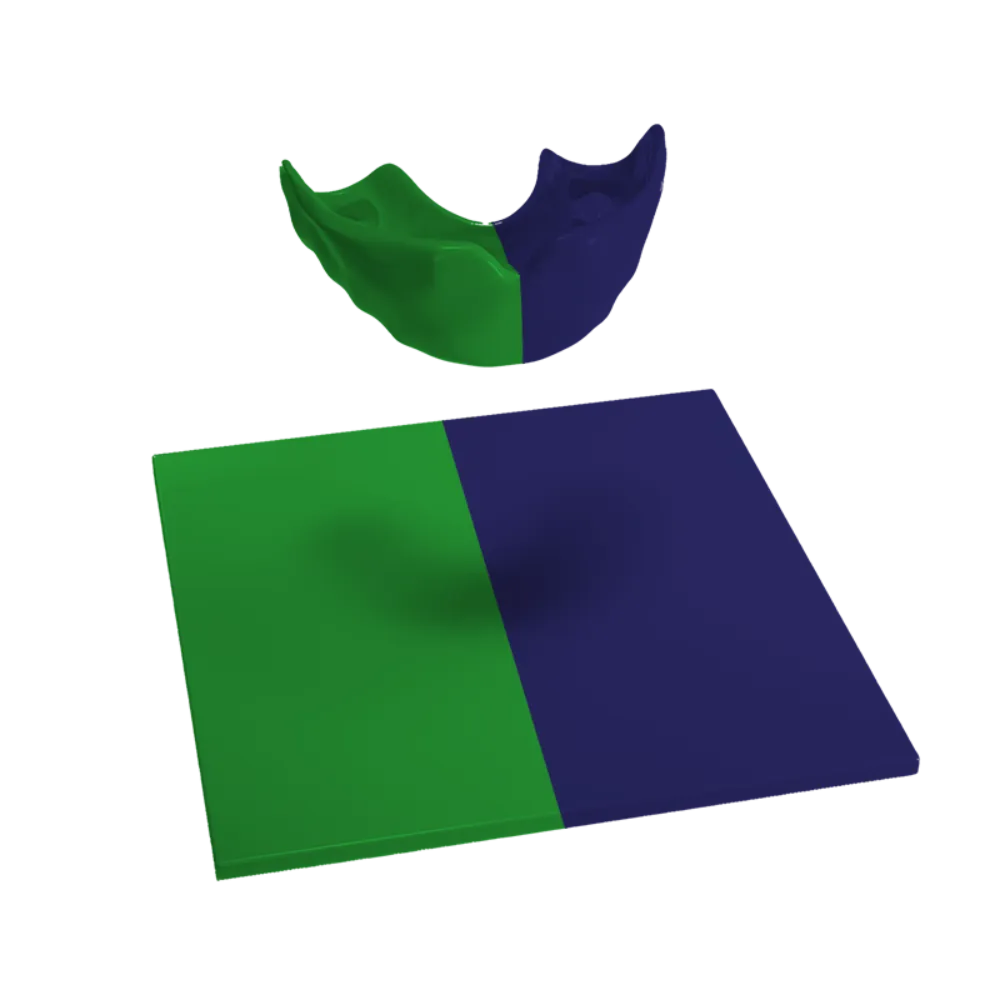 Design Your Own Mouthguard Blank in Two Colours or Patterns