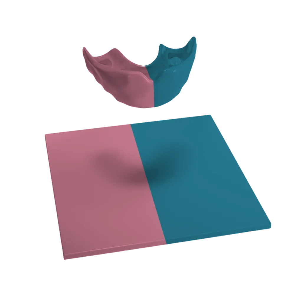 Design Your Own Mouthguard Blank in Two Colours or Patterns