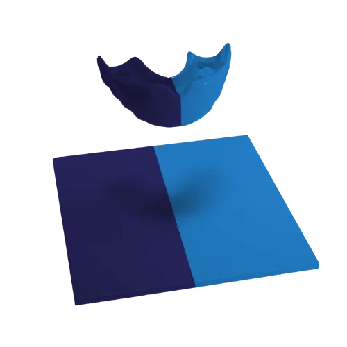 Design Your Own Mouthguard Blank in Two Colours or Patterns