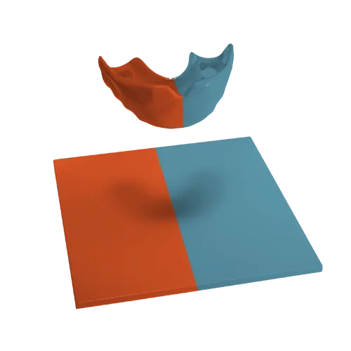 Design Your Own Mouthguard Blank in Two Colours or Patterns