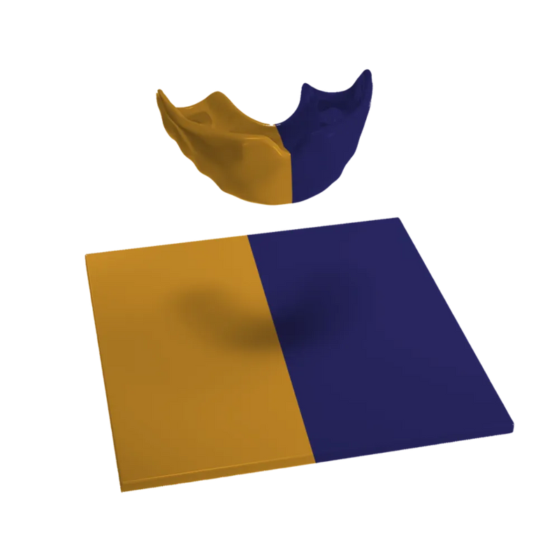 Design Your Own Mouthguard Blank in Two Colours or Patterns
