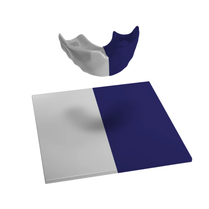Design Your Own Mouthguard Blank in Two Colours or Patterns
