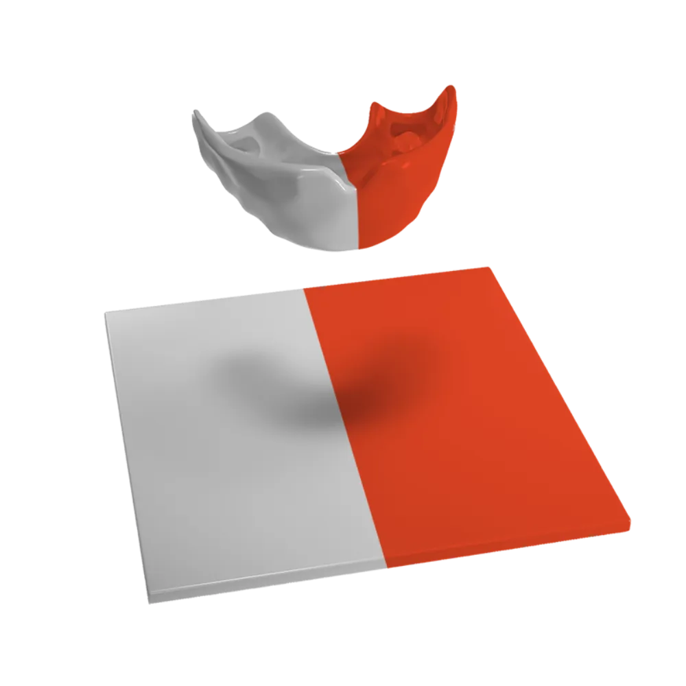 Design Your Own Mouthguard Blank in Two Colours or Patterns