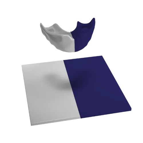 Design Your Own Mouthguard Blank in Two Colours or Patterns