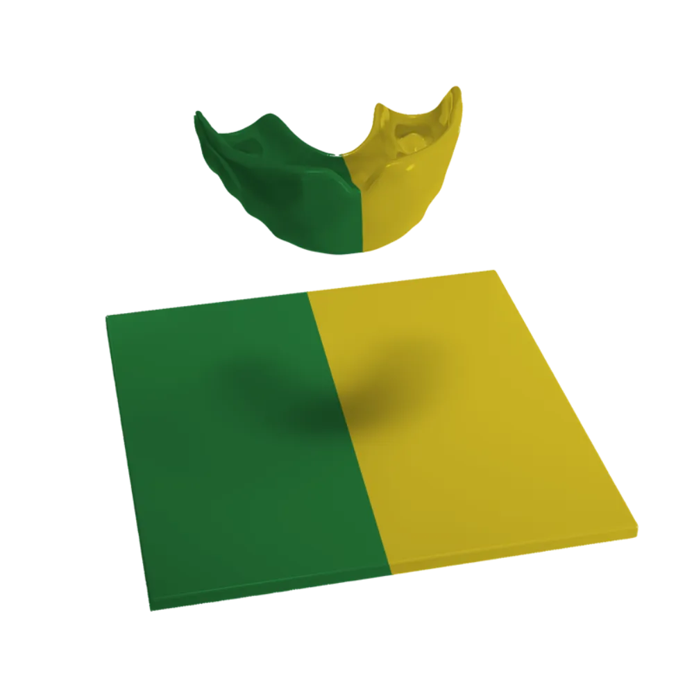 Design Your Own Mouthguard Blank in Two Colours or Patterns