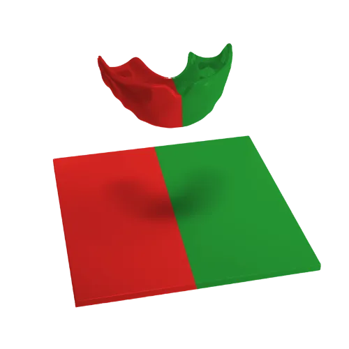Design Your Own Mouthguard Blank in Two Colours or Patterns