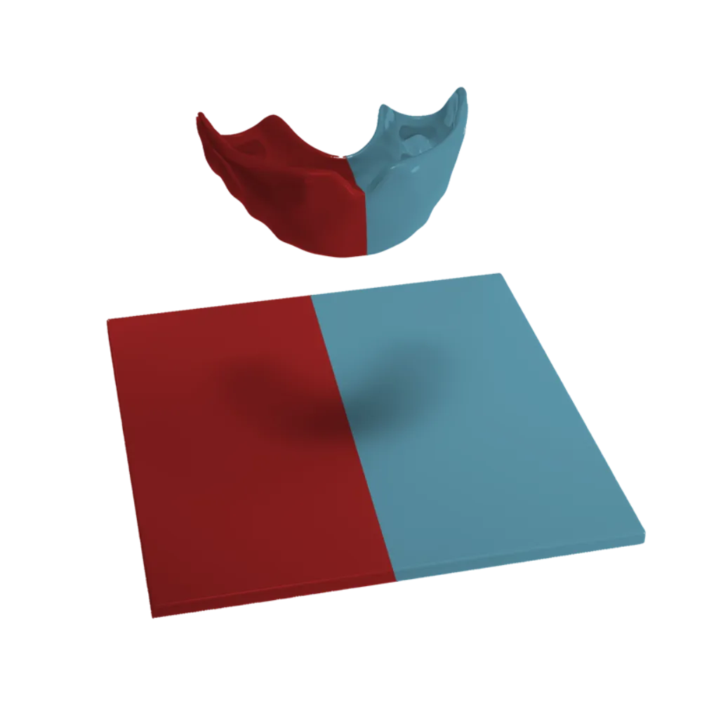 Design Your Own Mouthguard Blank in Two Colours or Patterns
