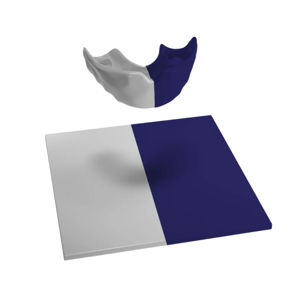 Design Your Own Mouthguard Blank in Two Colours or Patterns