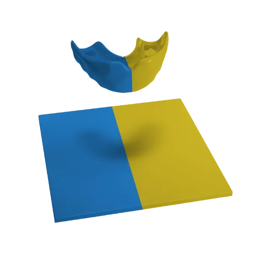 Design Your Own Mouthguard Blank in Two Colours or Patterns