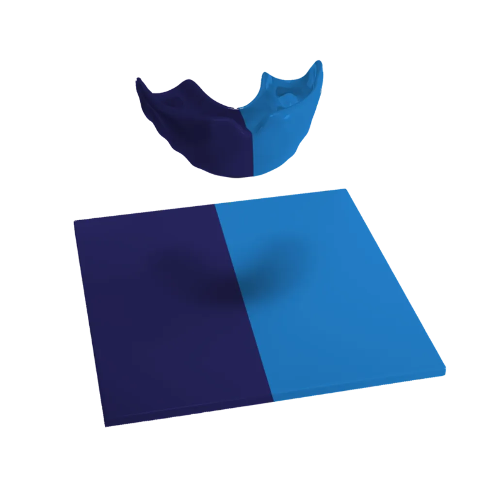 Design Your Own Mouthguard Blank in Two Colours or Patterns