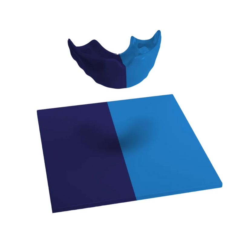 Design Your Own Mouthguard Blank in Two Colours or Patterns