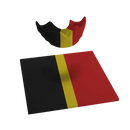 Design Your Own 3 Colour Mouthguard Blank with Wide Centre Stripe