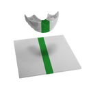 Design Your Own 3 Colour Mouthguard Blank with Wide Centre Stripe