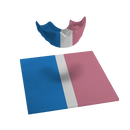 Design Your Own 3 Colour Mouthguard Blank with Wide Centre Stripe