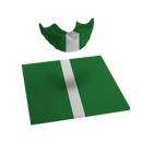 Design Your Own 3 Colour Mouthguard Blank with Wide Centre Stripe