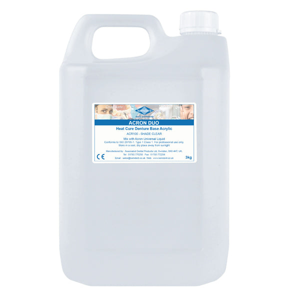 Acron Duo Denture Base Acrylic, 3kg