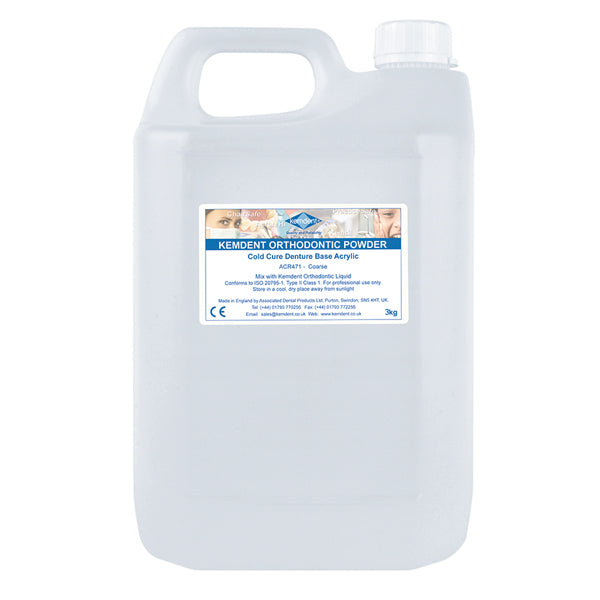 Kemdent Clear Orthodontic Powder, 3 kg