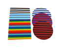 Mouthguard Blanks in Multi-stripe Pattern