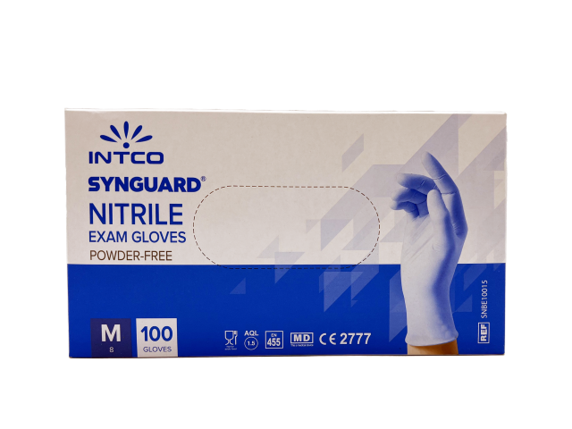 Nitrile Powder Free Examination Gloves (Royal Blue)