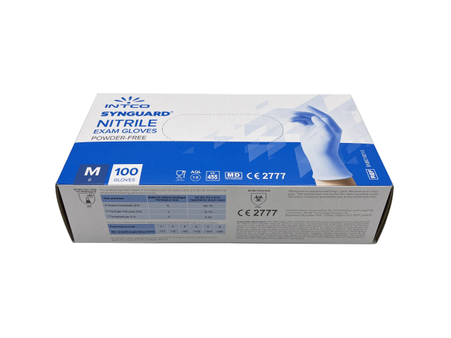 Nitrile Powder Free Examination Gloves (Royal Blue)