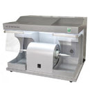 Polishing lathe with suction box