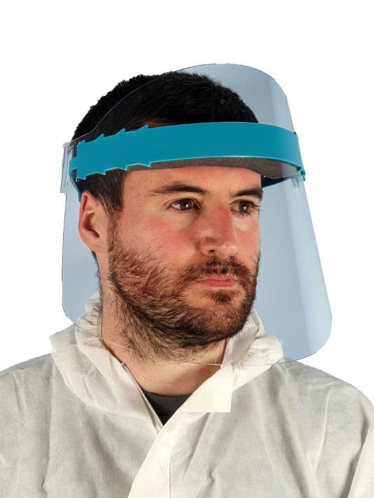 Protective visor with foam insert