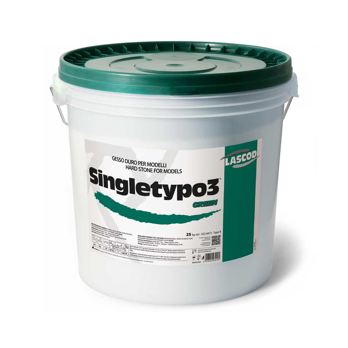 Singletypo 3 Hard Dental Stone, 25 kg - Green