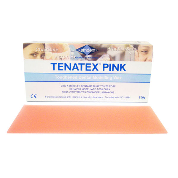 Kemdent Tenatex Pink Wax, 500 g