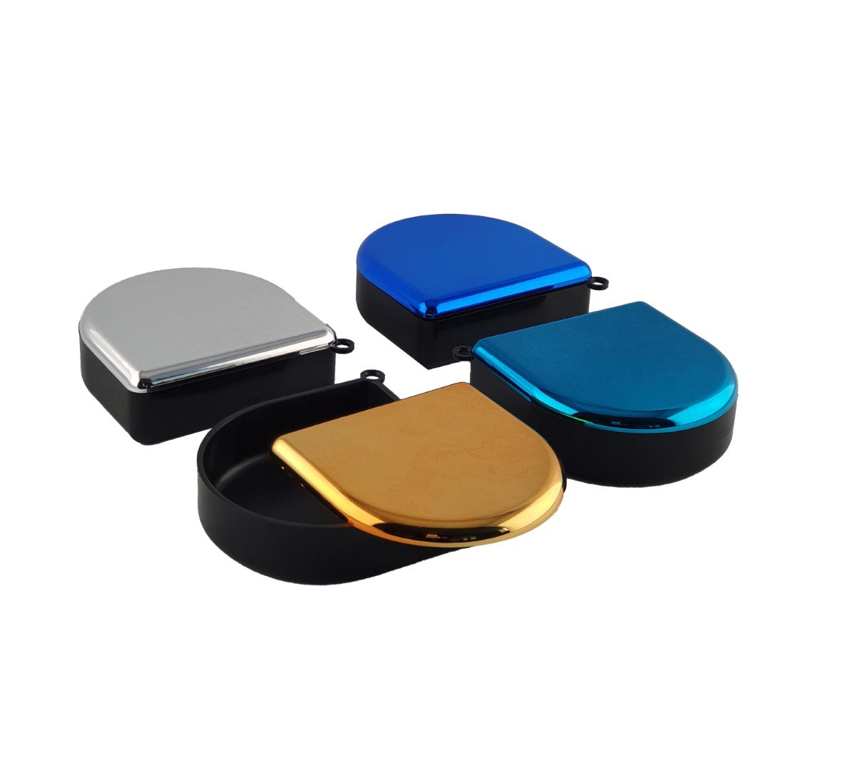 Twist & Clip Dental Appliance Slimline Metallic Box