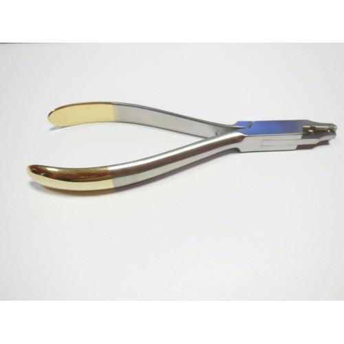 Wire bending pliers with tungsten inserts
