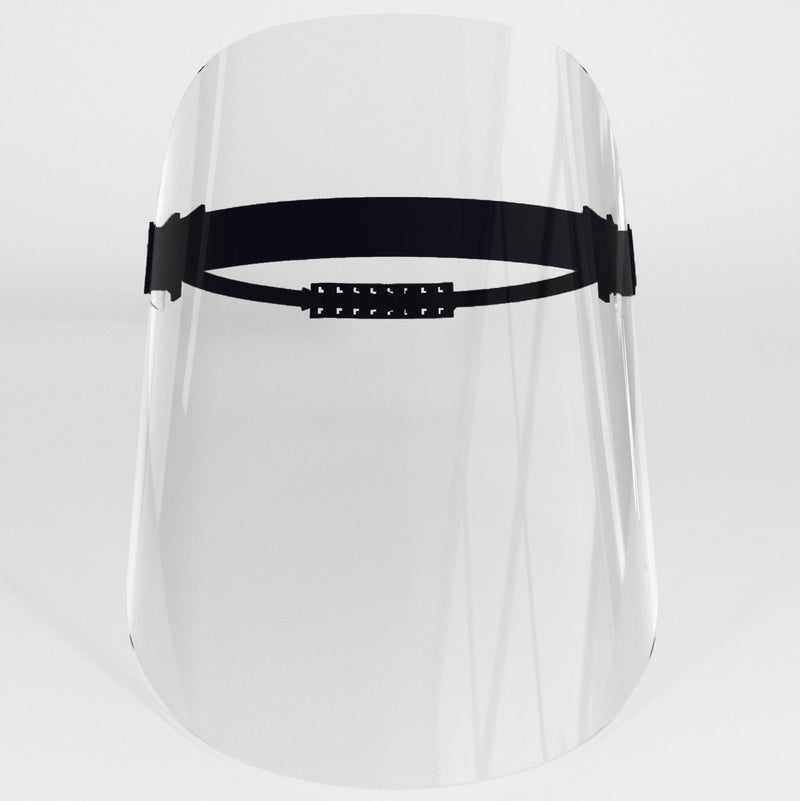 Acoshield faceshields with custom prints